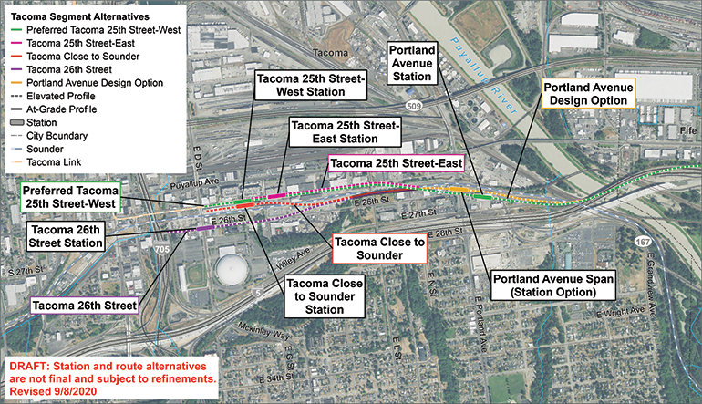 Tacoma Dome Link Extension Project Updates